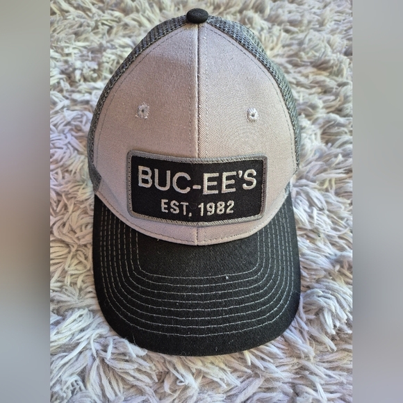 Other - Buc-ees Black Cap Buc-ees Patch Adjustable Mesh Snap Back  Trucker Hat Est. 1982